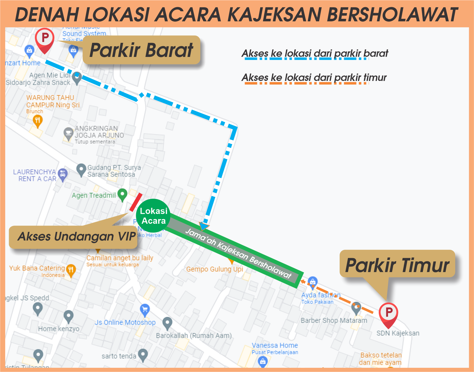 Live Streaming pada Hari Acara